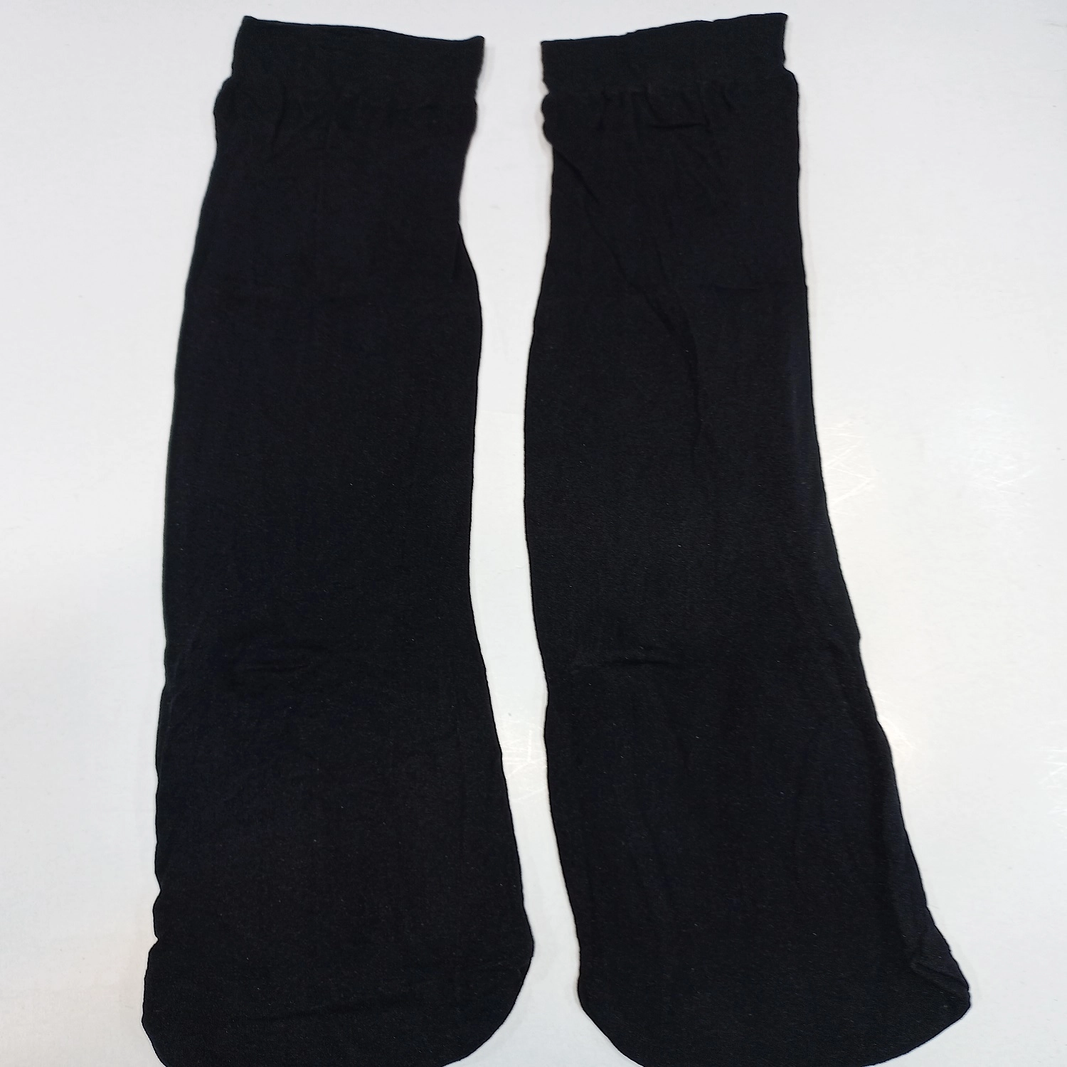 قیمت/ خرید / خرید آنلاین / خرید اینترنتی جوراب سه ربع مشکی ضخیم 1/40 کف دار ترانه 1/40 thick black three-quarter socks with song foam