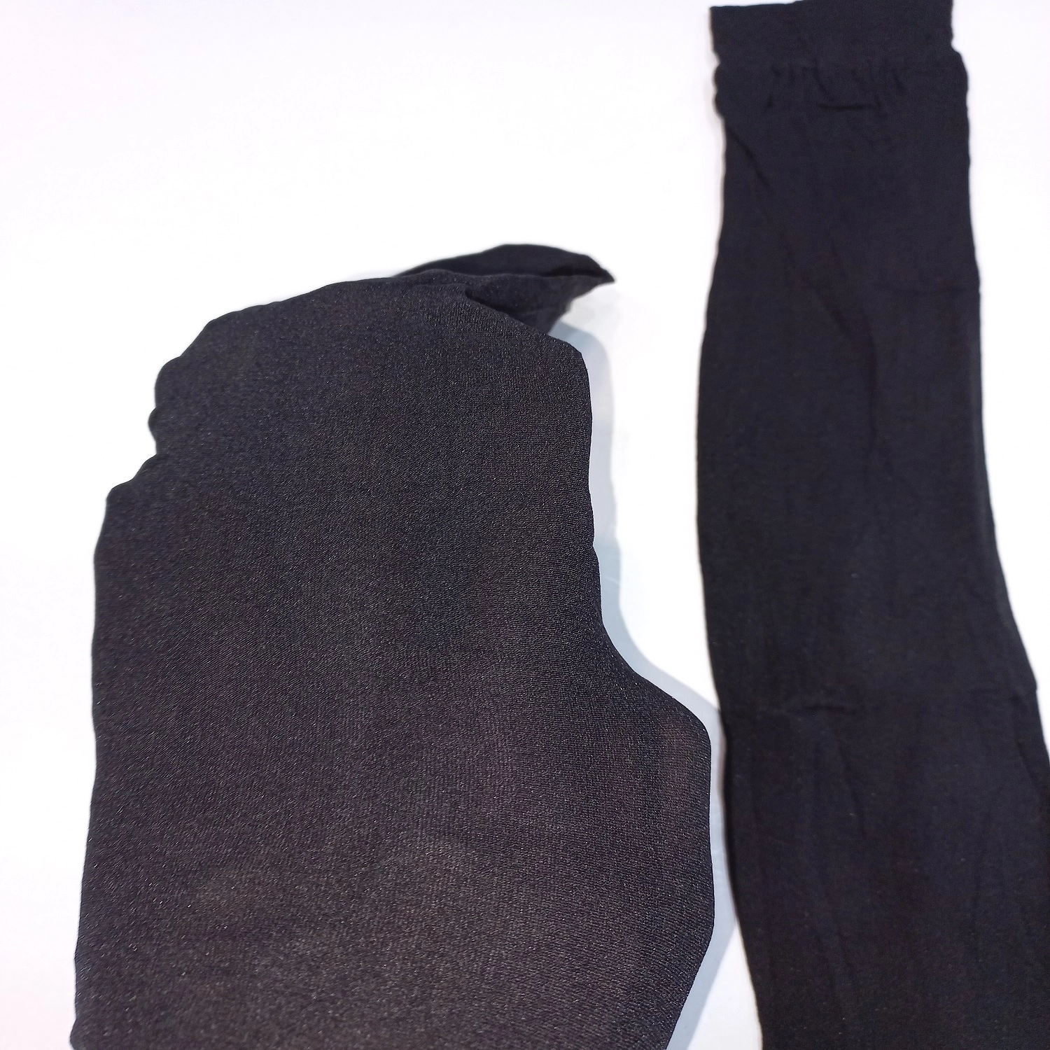 قیمت/ خرید / خرید آنلاین / خرید اینترنتی جوراب سه ربع مشکی ضخیم 1/40 کف دار ترانه 1/40 thick black three-quarter socks with song foam