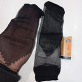 قیمت/ خرید / خرید آنلاین / خرید اینترنتی جوراب شیشه ای دو ربع کف دار سما مشکی Two-quarter glass socks with black Sama foam