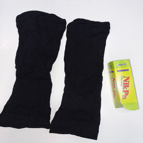 قیمت/ خرید / خرید آنلاین / خرید اینترنتی جوراب پارازین دو ربع کف دار مشکی برند نیکپا Nikpa brand Parazin two-quarter black foam socks