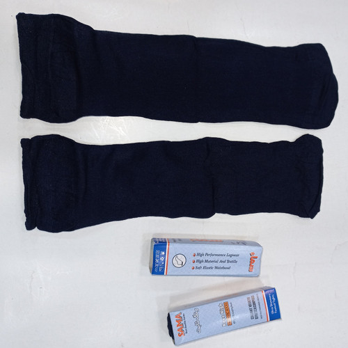 قیمت/ خرید / خرید آنلاین / خرید اینترنتی جوراب دو ربع پارازین 1/20 کف دار سرمه ای تیره زنانه سماء Parazin 1/20 two-quarter socks with dark navy foam for women, Sama